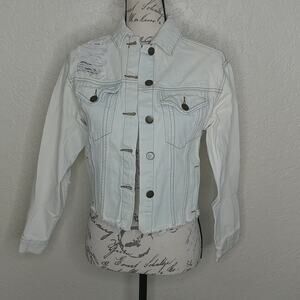 Billabong Andy Warhol Distressed Jean Jacket